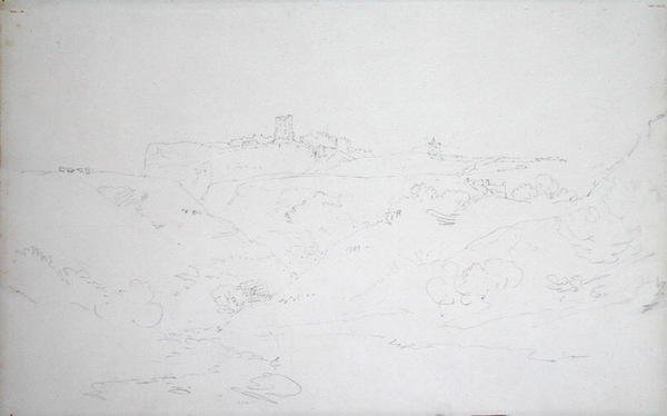 Château de Scarborough, vers 1801 - Joseph Mallord William Turner