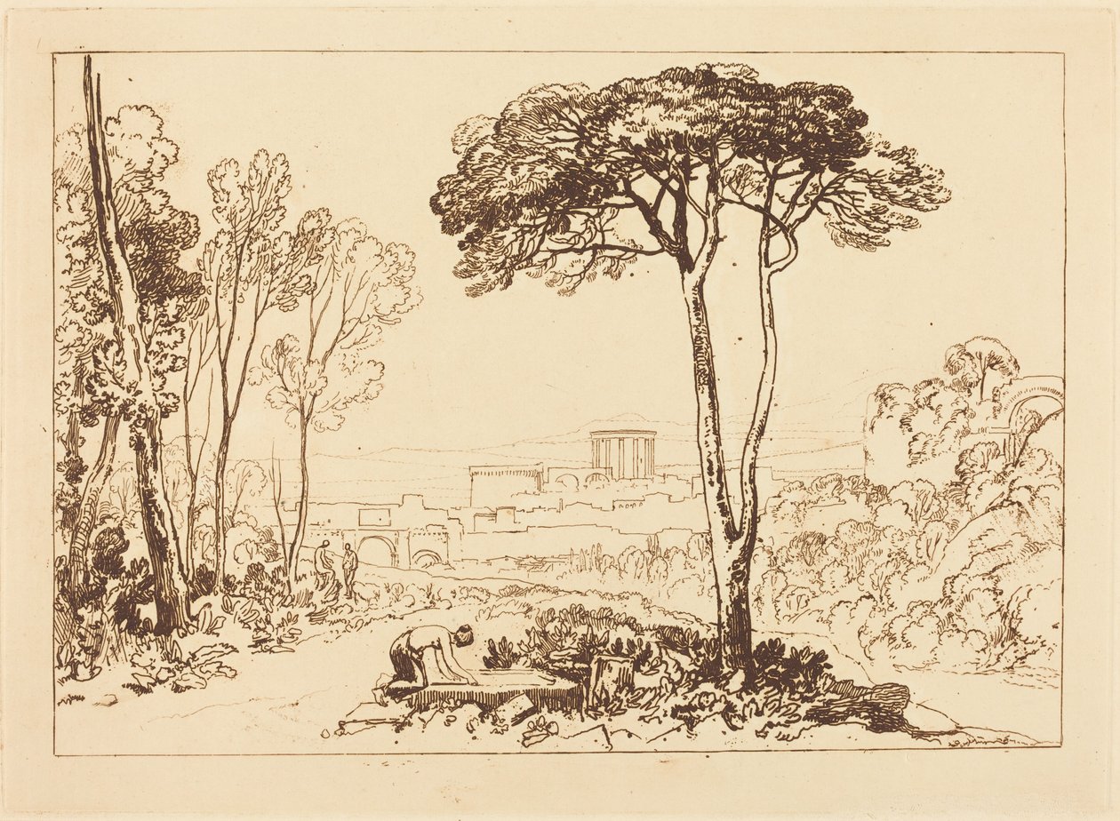 Scène dans la campagne romaine - Joseph Mallord William Turner