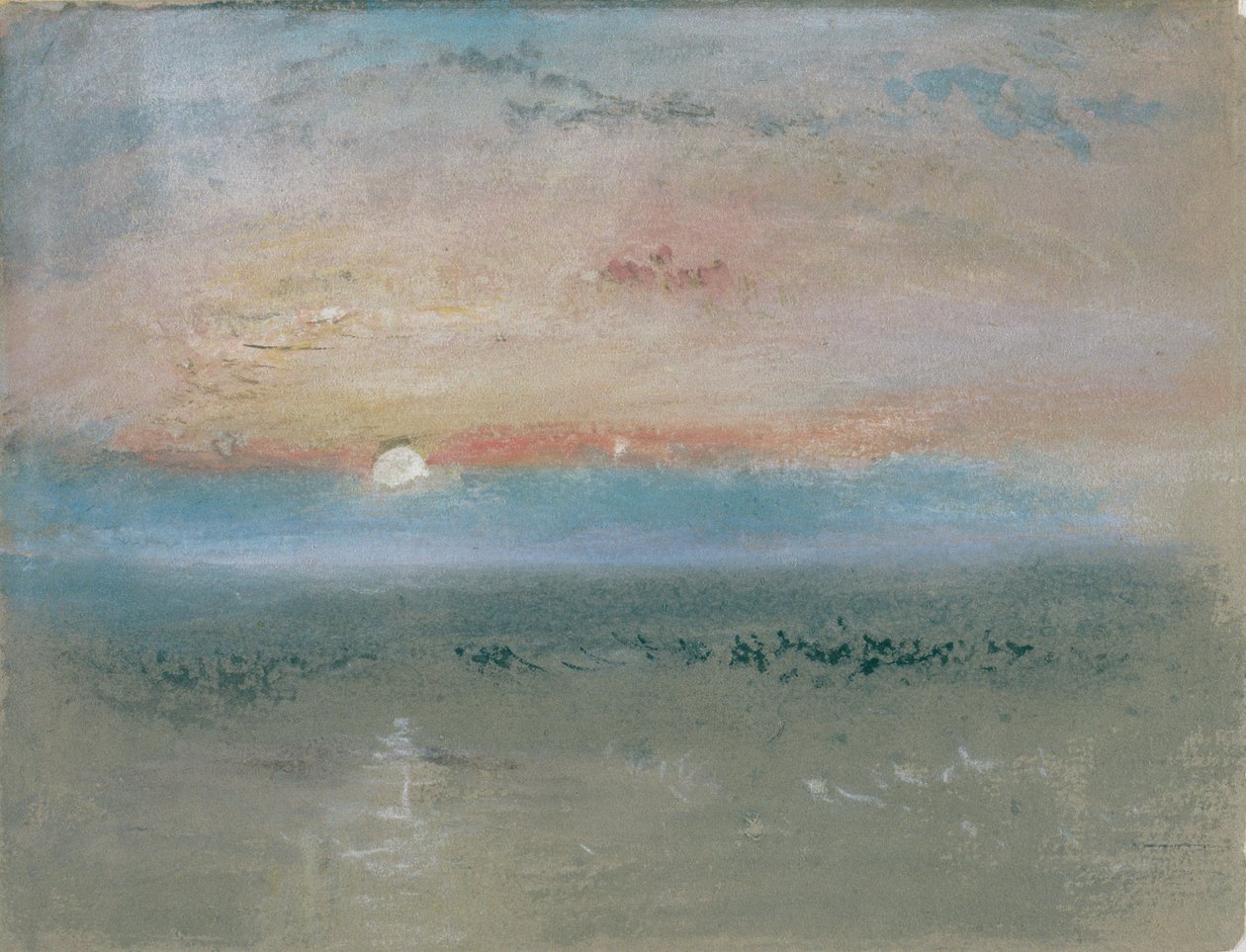 Coucher de soleil, c.1830 - Joseph Mallord William Turner