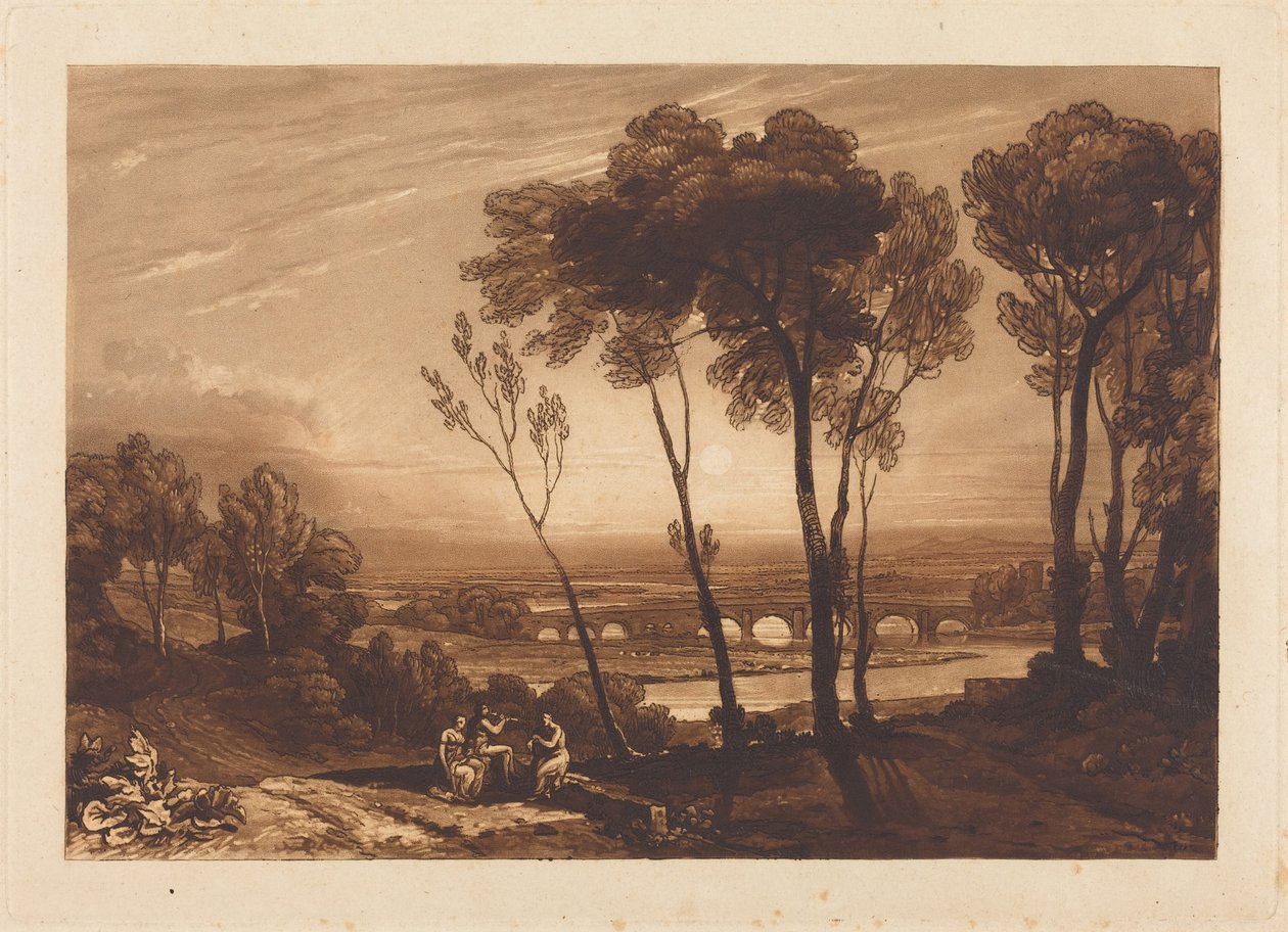 Le pont à mi-distance - Joseph Mallord William Turner