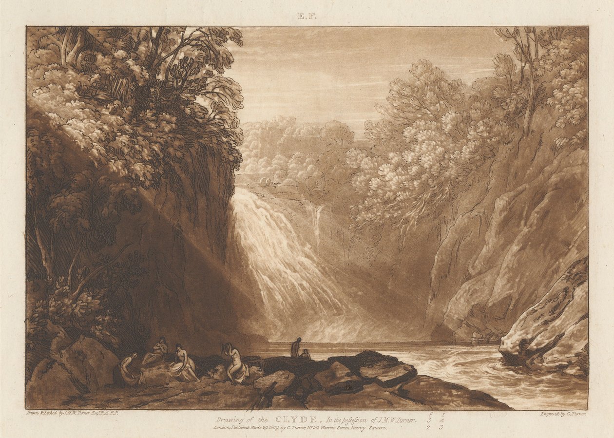 Le dessin de la Clyde - Joseph Mallord William Turner