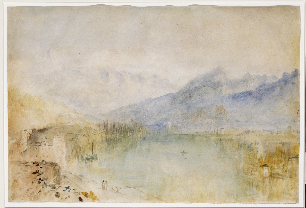 Le lac de Thoune, vers 1844 - Joseph Mallord William Turner