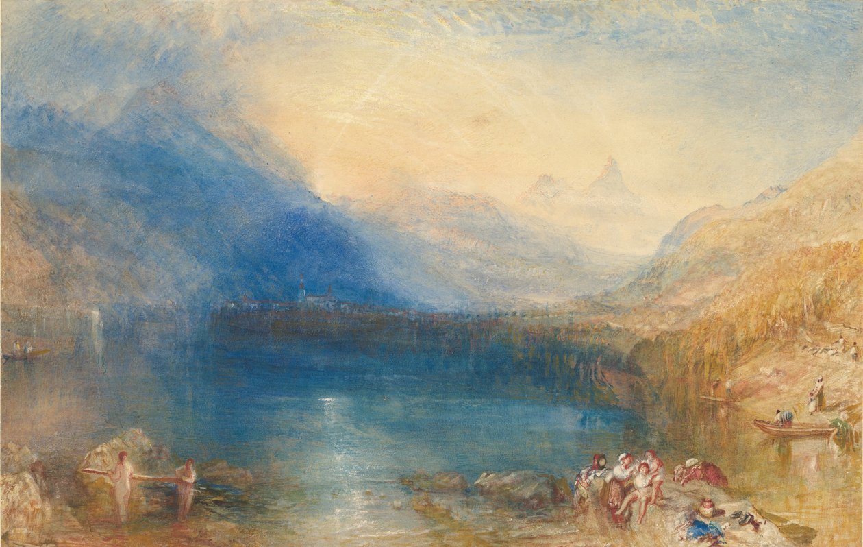 Le lac de Zoug, 1843 - Joseph Mallord William Turner