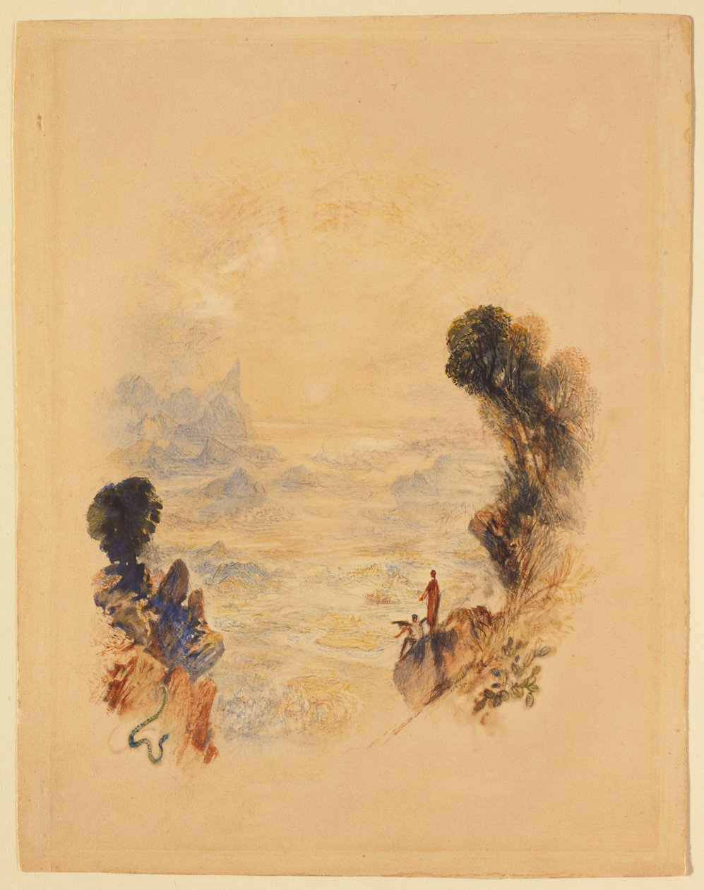 La tentation du Christ sur la montagne - Joseph Mallord William Turner