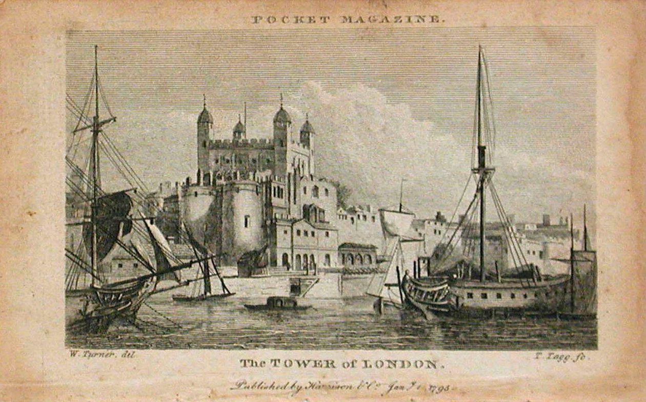 La Tour de Londres - Joseph Mallord William Turner