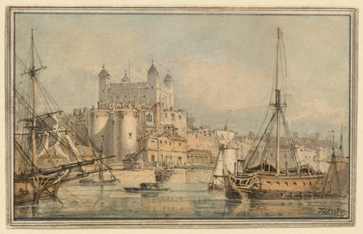 La tour de Londres - Joseph Mallord William Turner