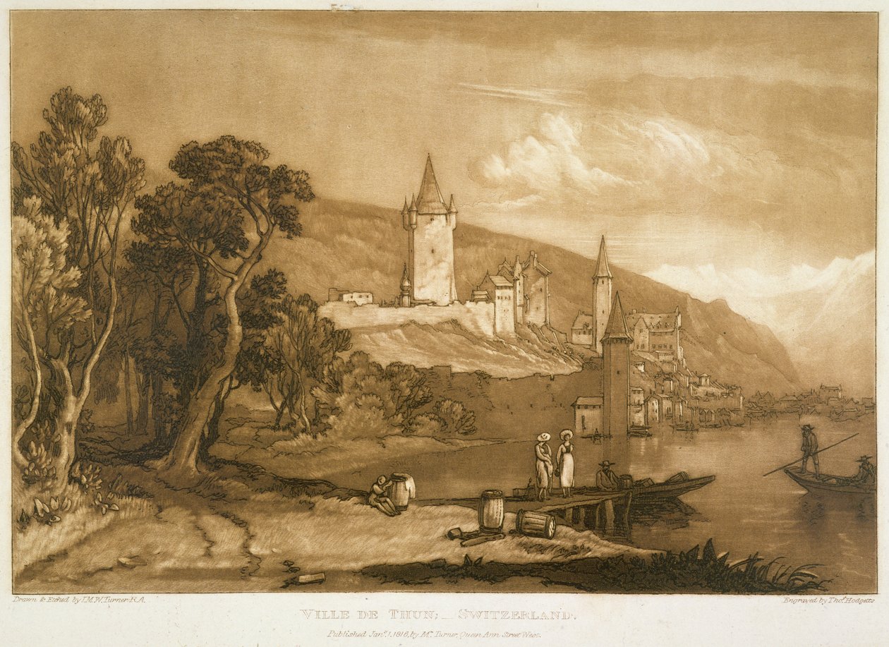 La ville de Thoune, de 