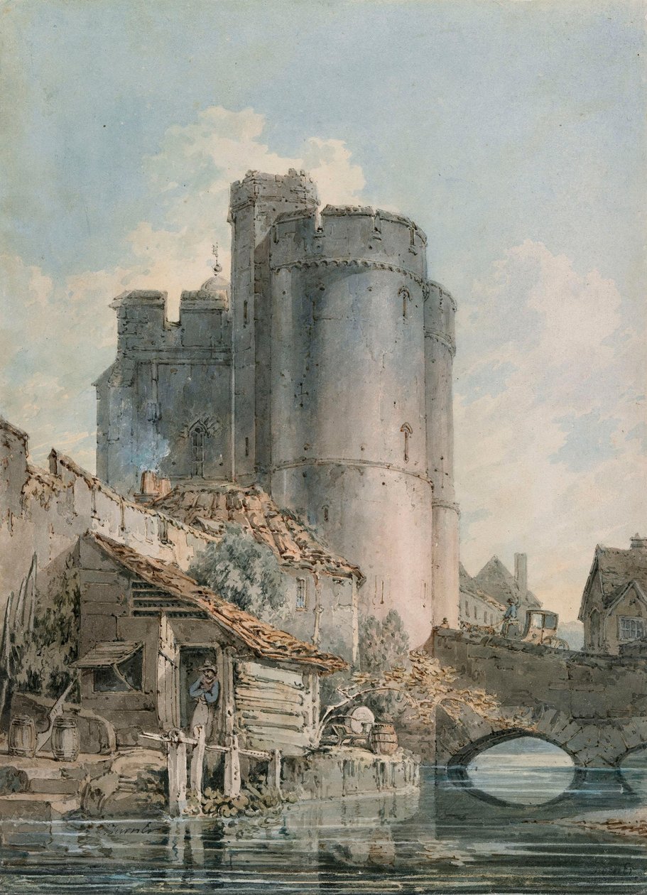 La porte ouest, Canterbury, Kent - Joseph Mallord William Turner