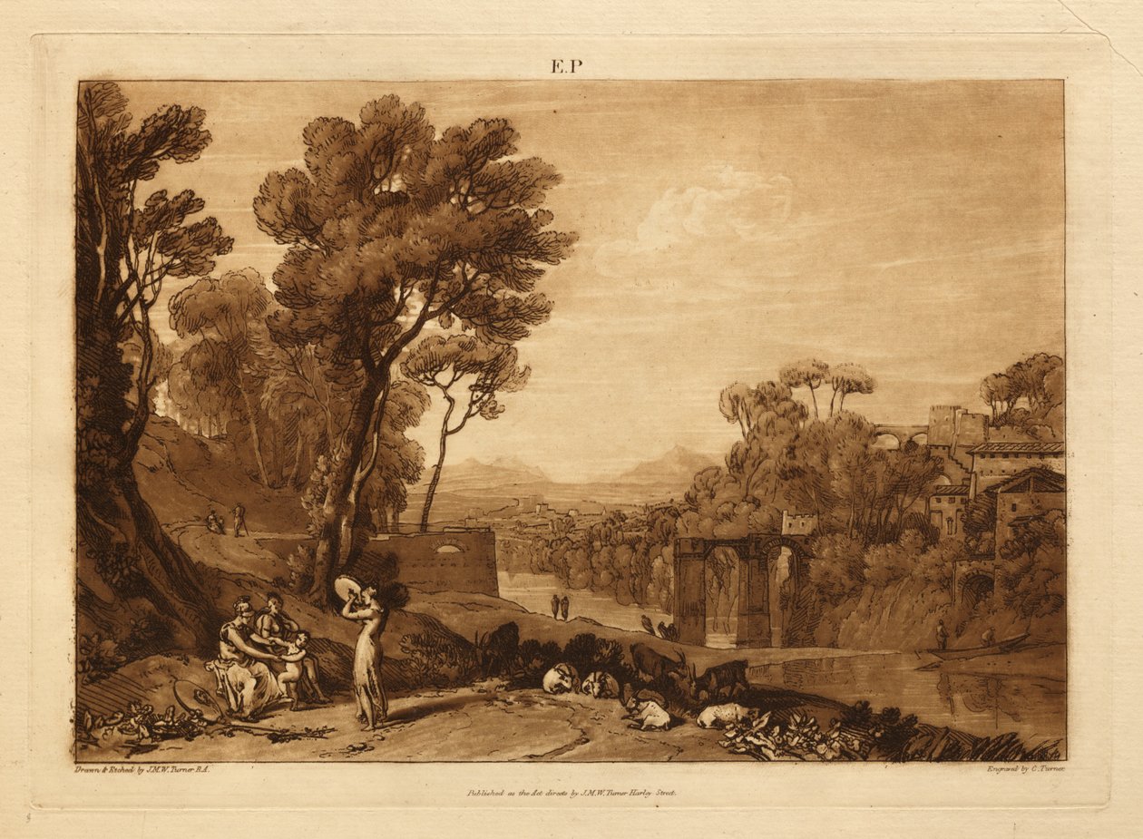 La femme et le tambourin - Joseph Mallord William Turner