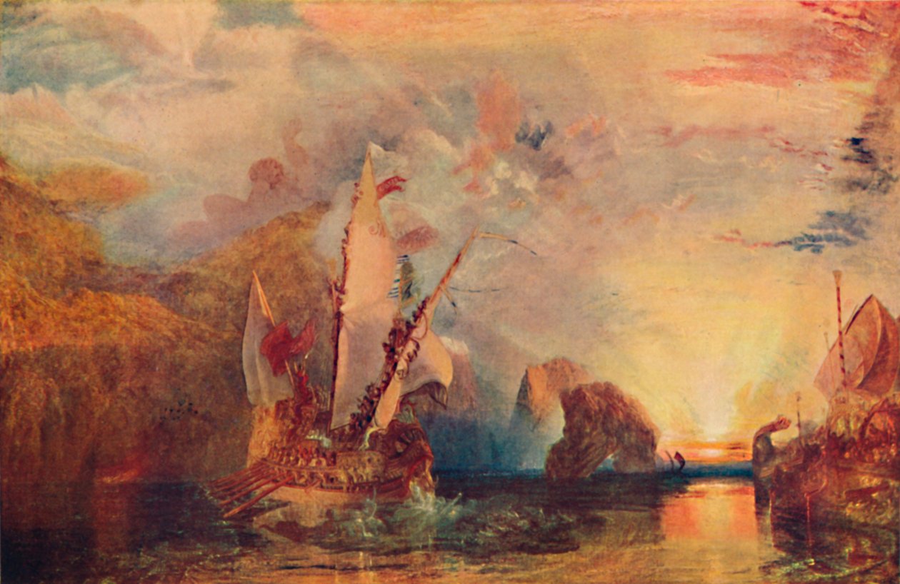 Ulysse raillant Polyphème, 1829 - Joseph Mallord William Turner