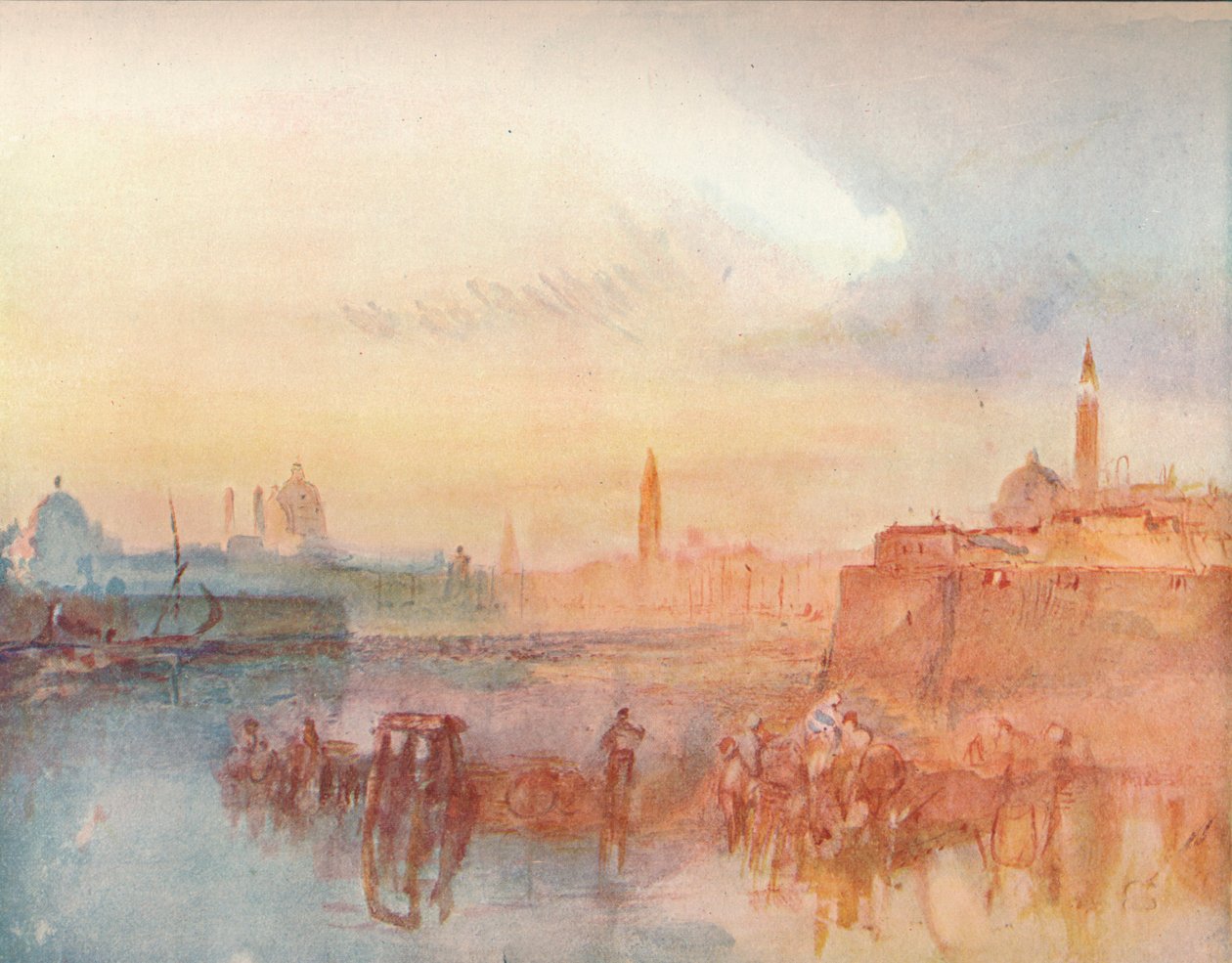 Venise : La Salute depuis S. Giorgio Maggiore, 1909 - Joseph Mallord William Turner
