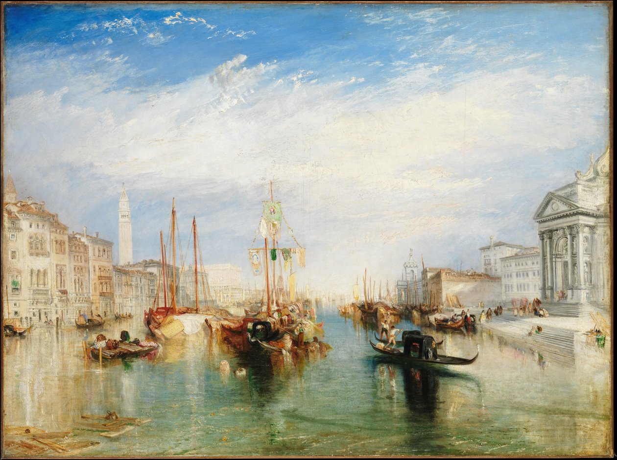 Venise, depuis le porche de la Madonna della Salute - Joseph Mallord William Turner