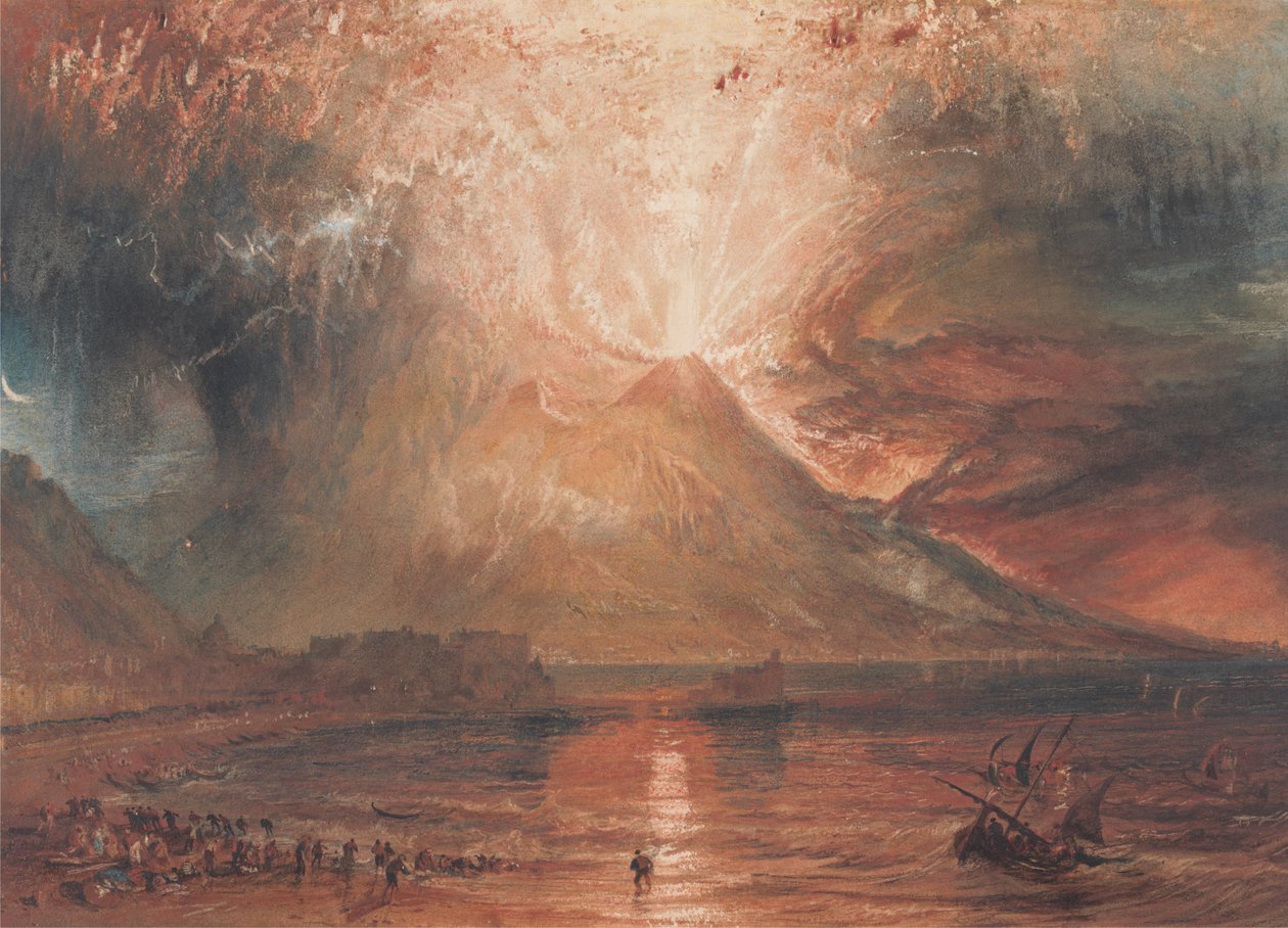 Le Vésuve en éruption - Joseph Mallord William Turner