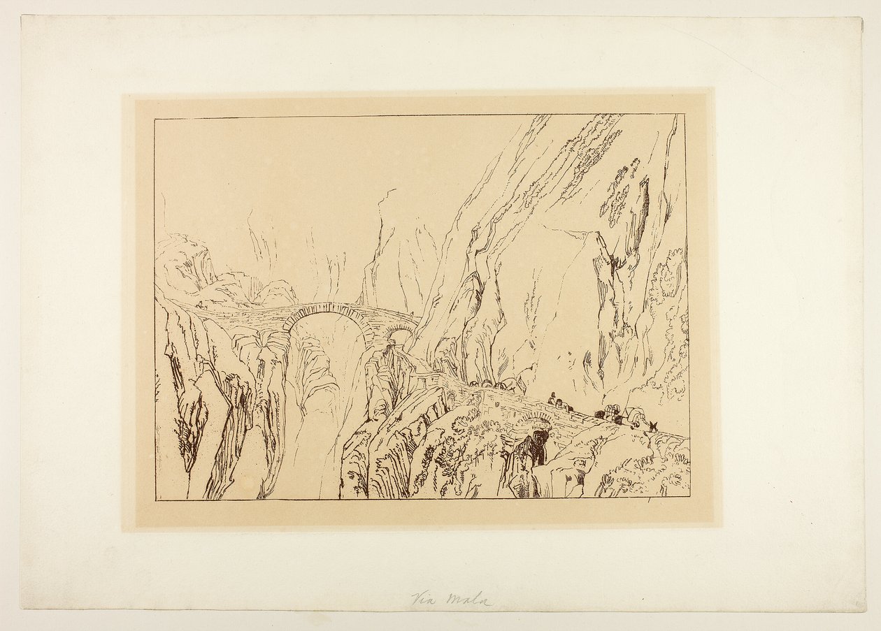 Via Mala - Joseph Mallord William Turner