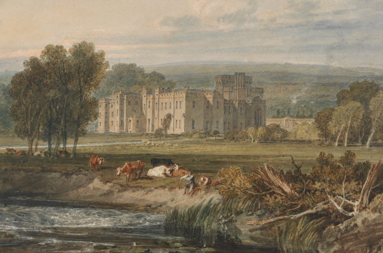 Vue de Hampton Court, dans le Herefordshire, depuis le sud-est - Joseph Mallord William Turner