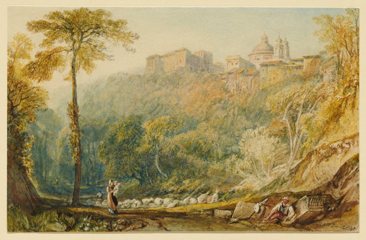 Vue de La Riccia (Ariccia) - Joseph Mallord William Turner