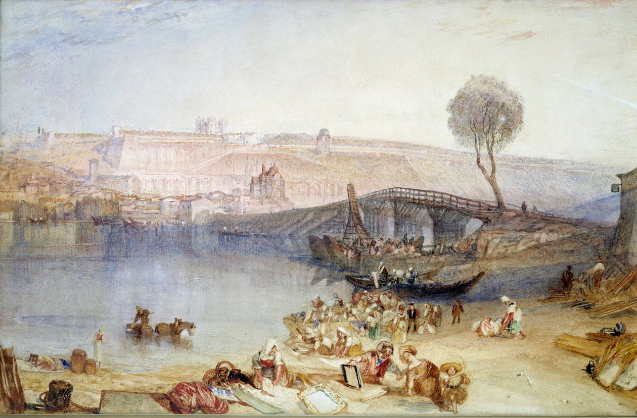 Vue du site et du château de Saint-Germain-en-Laye - Joseph Mallord William Turner