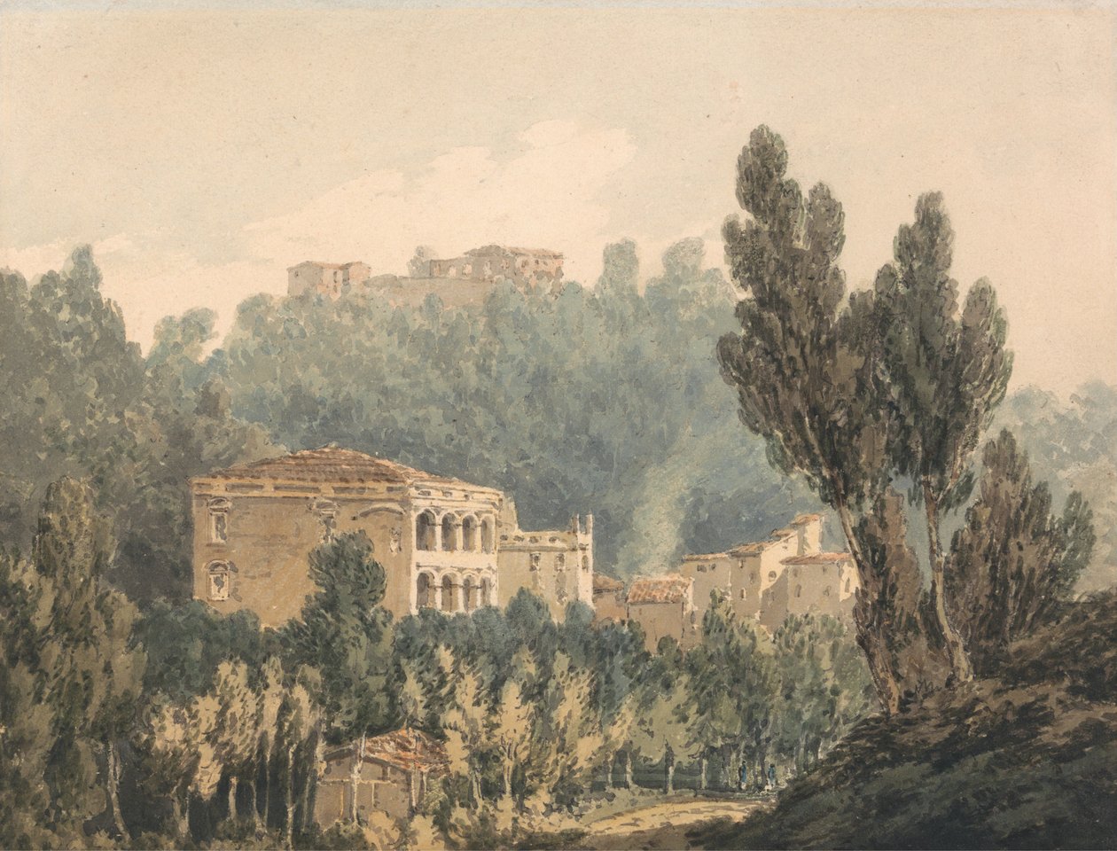 Villa dans une vallée près de Vietri sul Mare - Joseph Mallord William Turner
