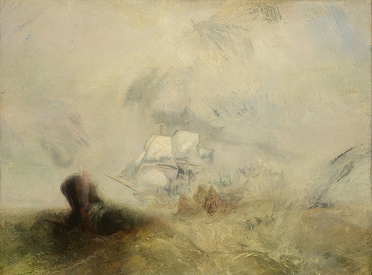 Chasseur de baleines. Vers 1845 - Joseph Mallord William Turner