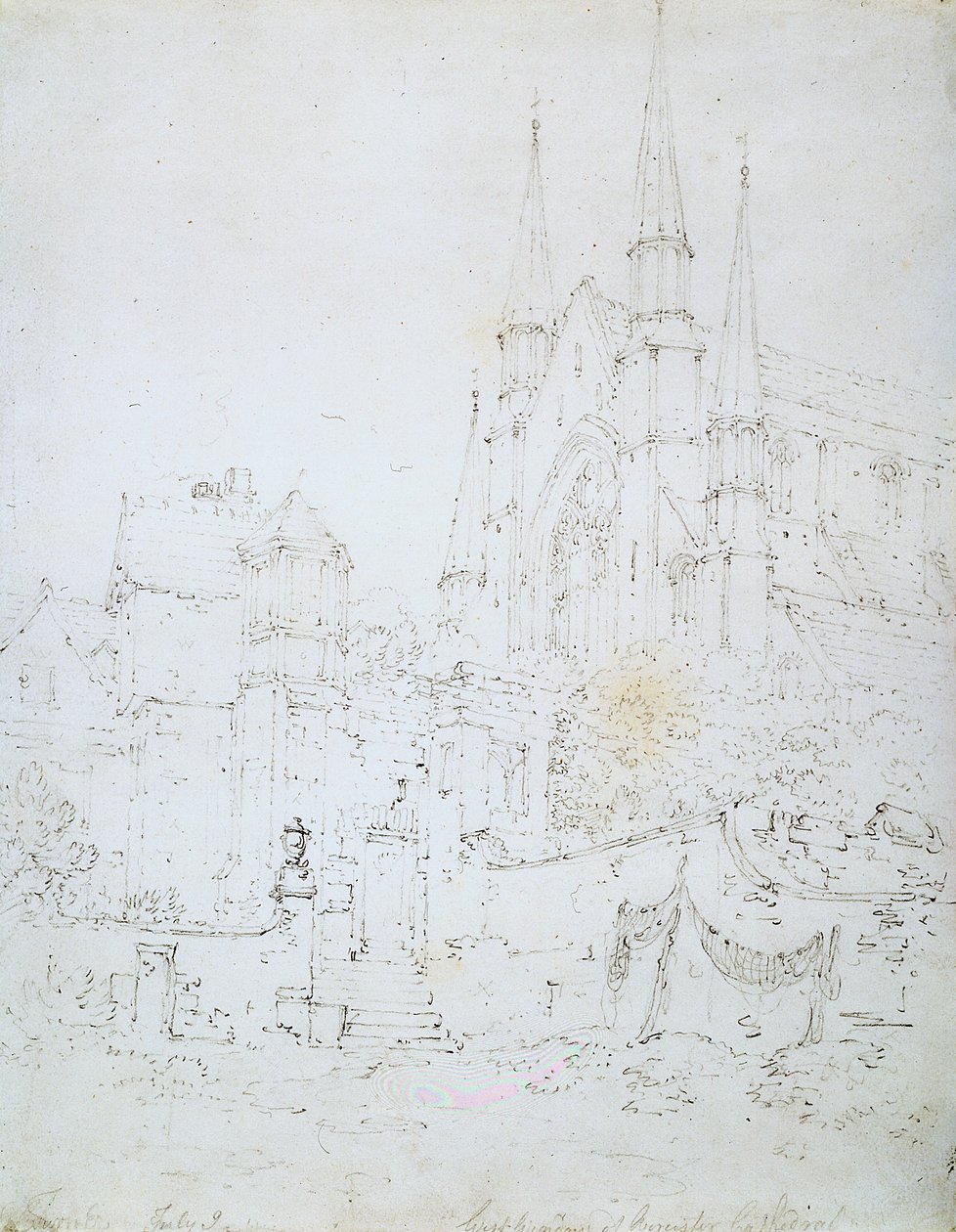 Fenêtre ouest, cathédrale de Worcester - Joseph Mallord William Turner
