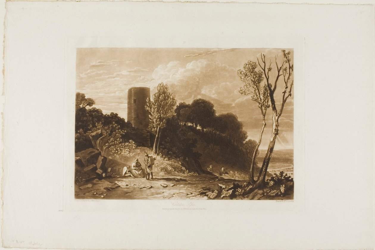 Winchelsea, Sussex, planche 42 de Liber Studiorum - Joseph Mallord William Turner