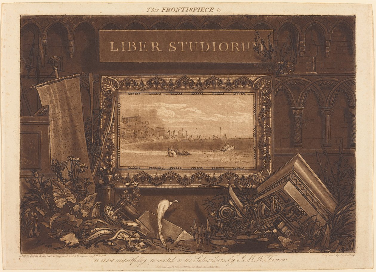 Frontispice - Joseph Mallord William Turner and J.C. Easling