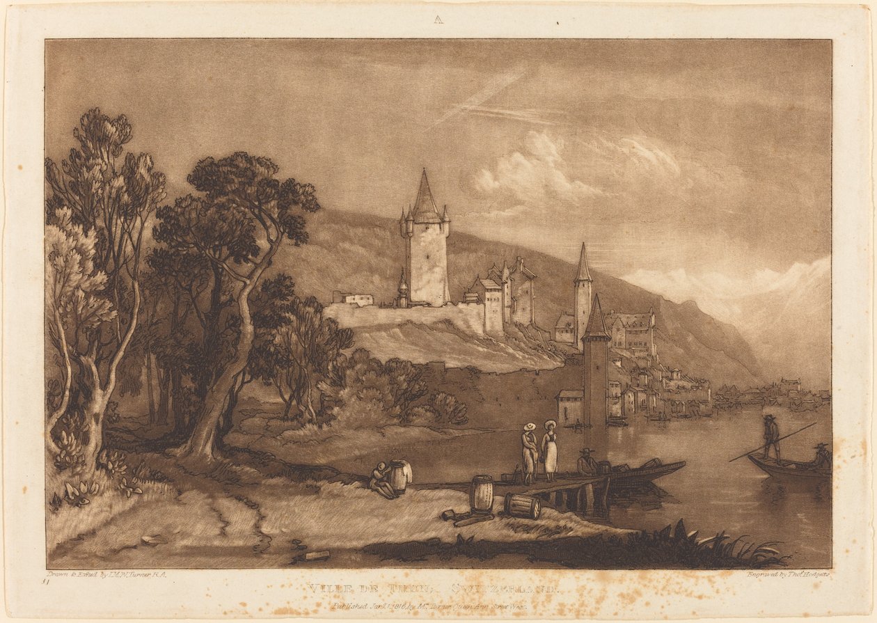 Ville de Thoune - Joseph Mallord William Turner and Thomas Hodgetts