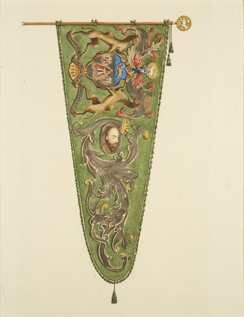 Bannière des Merchant Taylors, inscrite 