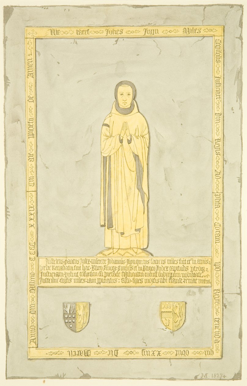 Laiton de Sir John Inyn à St Mary Redcliffe - Joseph Manning