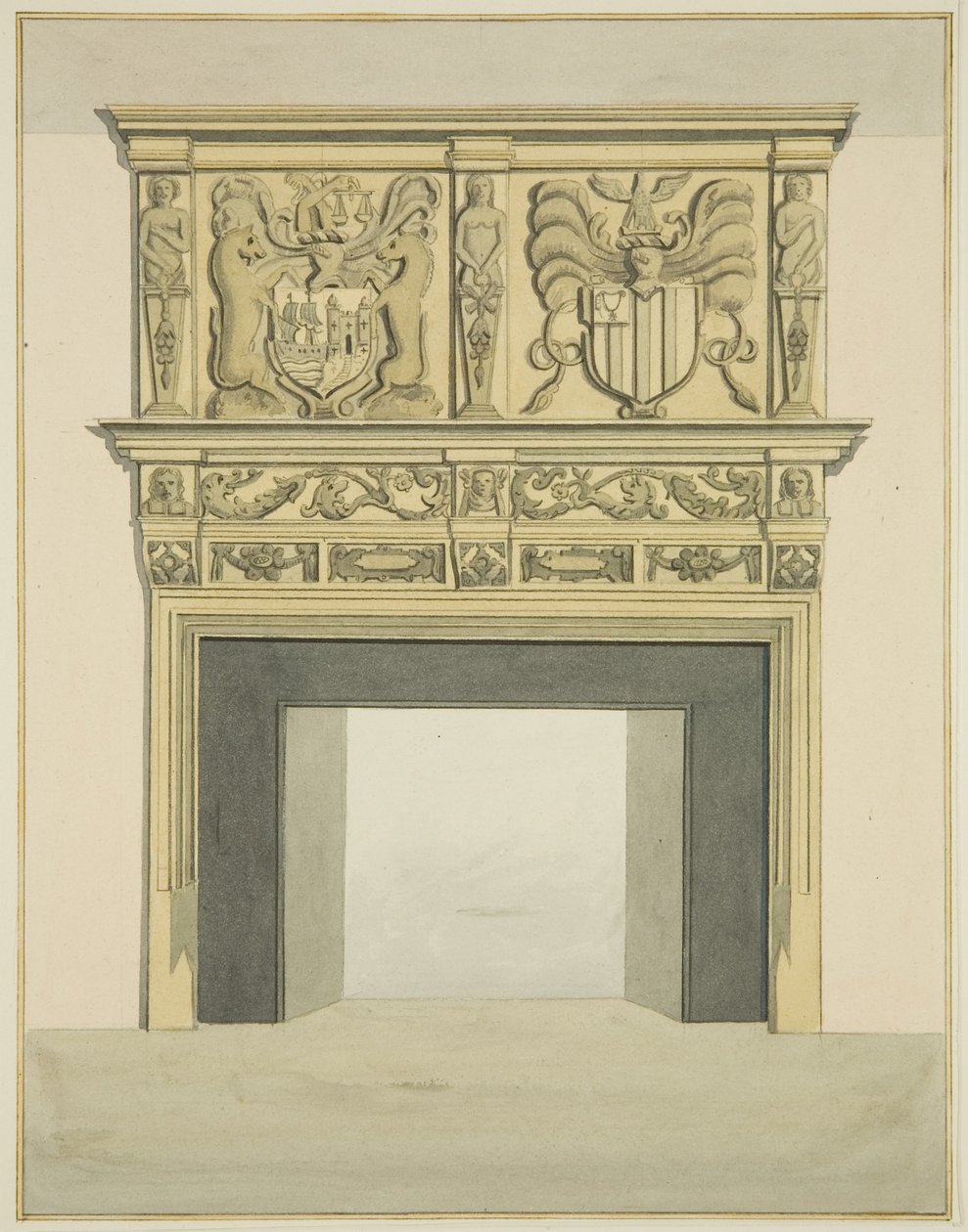 Cheminée dans l