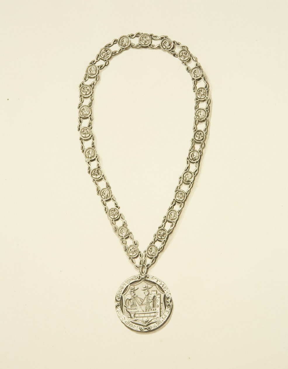 Badge de la ville (chaîne de fonction dans les processions de la corporation) - Joseph Manning