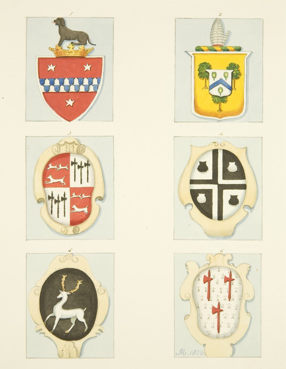 Blasons dans St James - Joseph Manning