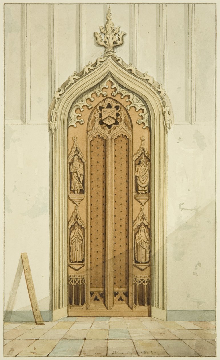 Portes fabriquées par Clarke, de chaque côté de l