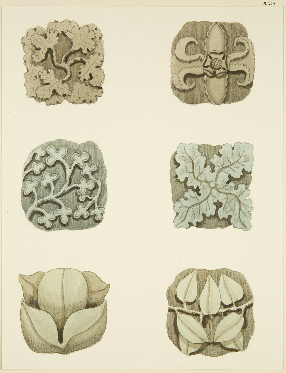 Pierres de voûte (bosses) au plafond de St Mary Redcliffe - Joseph Manning