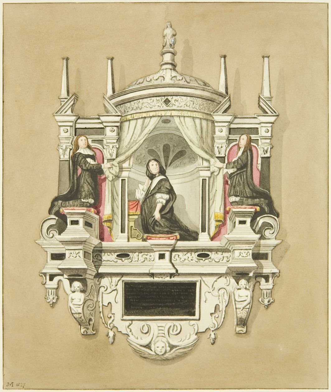 Monument de Mme Baynton dans St Mark - Joseph Manning