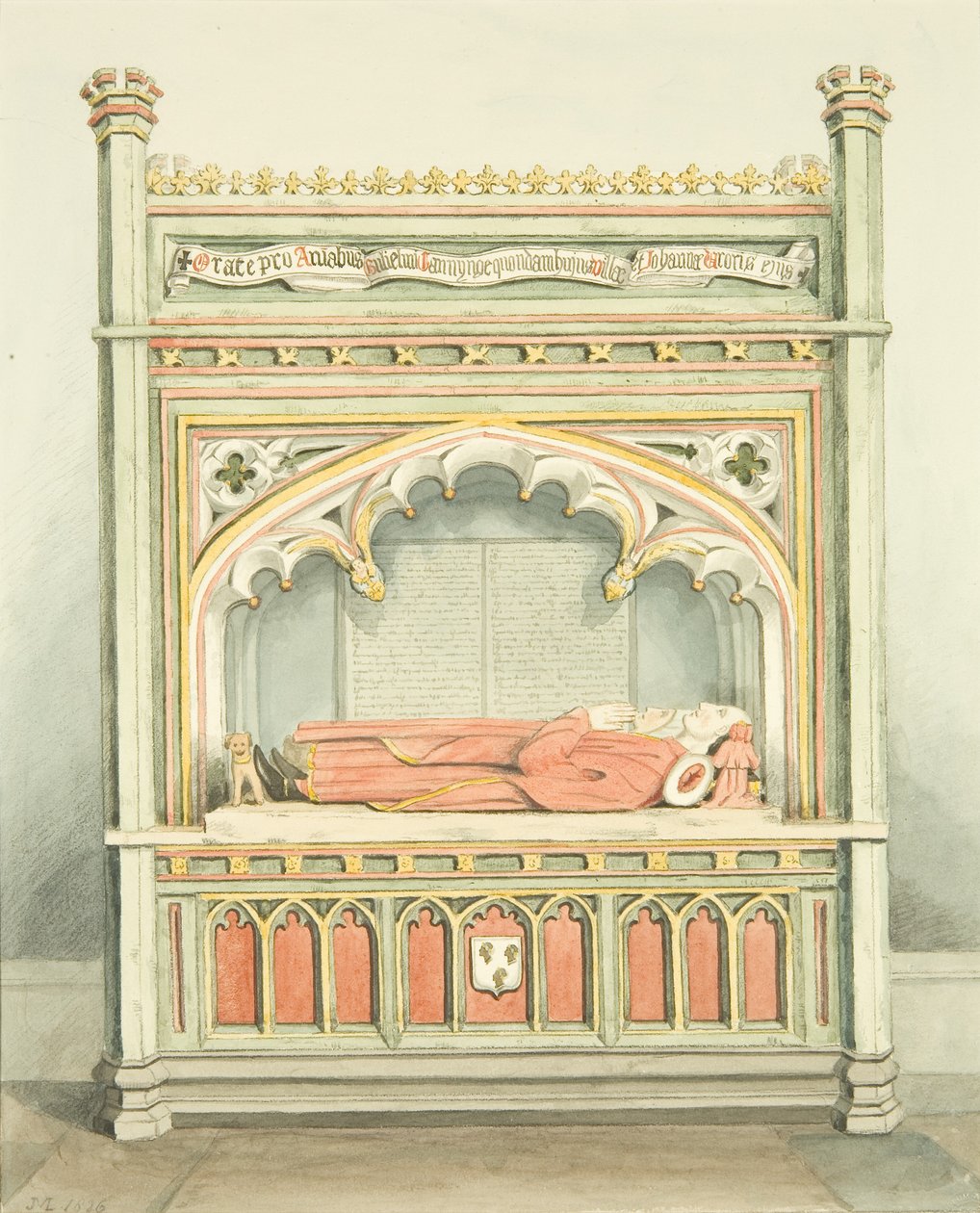 Monument à William Canynges dans St Mary Redcliffe - Joseph Manning