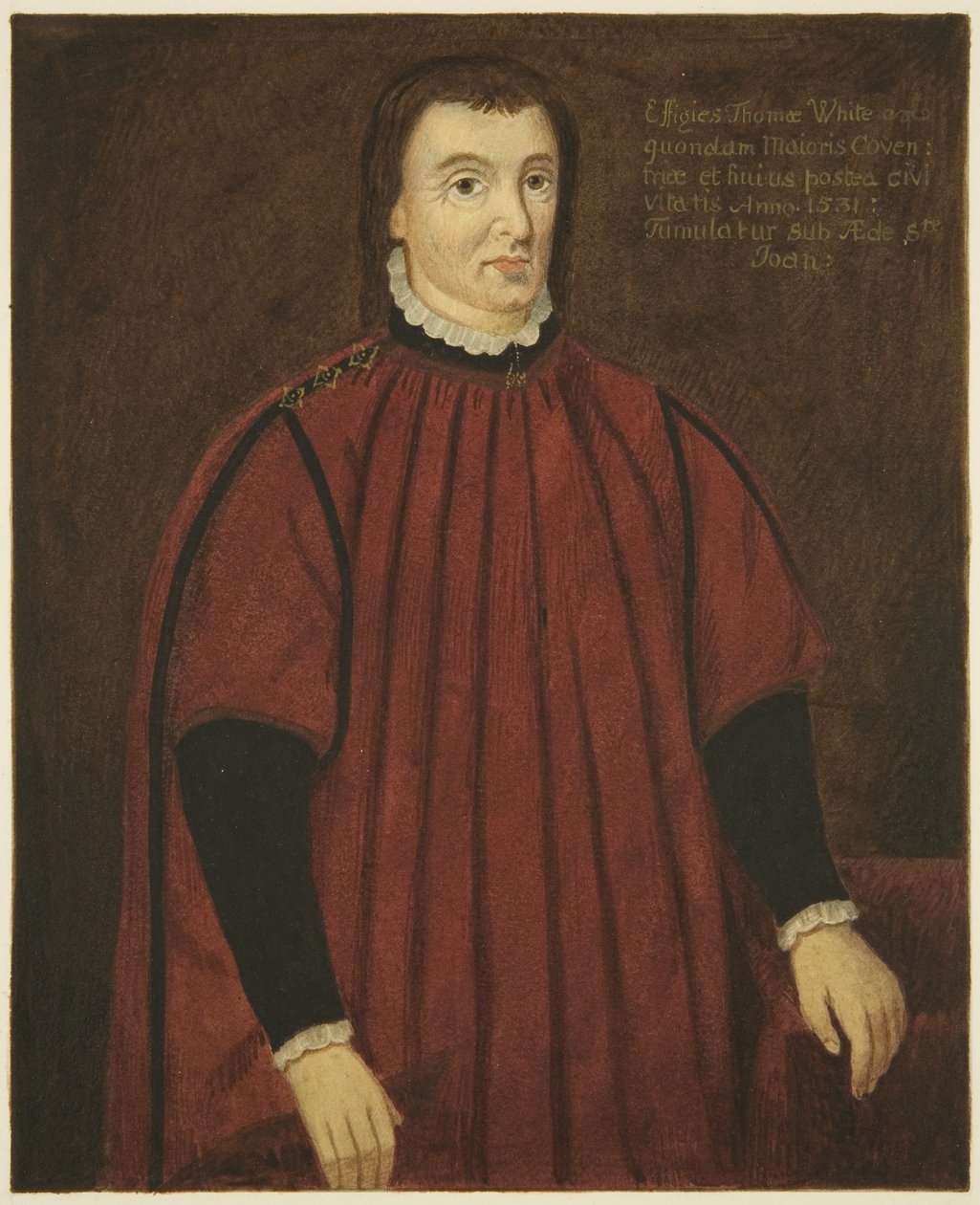 Portrait au Council House de Thomas White - Joseph Manning