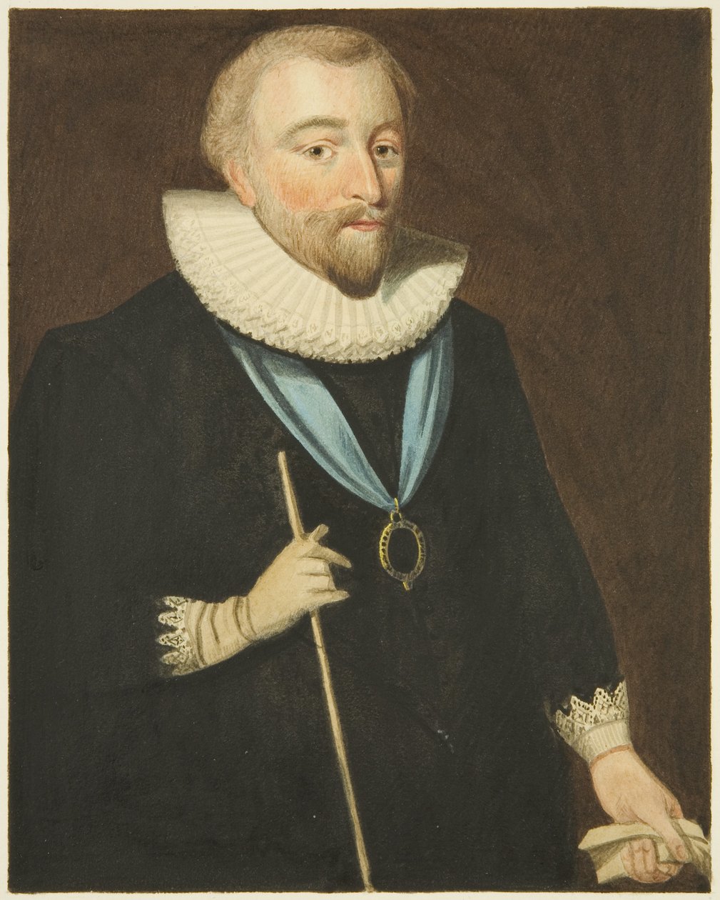 Portrait de Richard Weston, comte de Portland, dans la maison du conseil - Joseph Manning