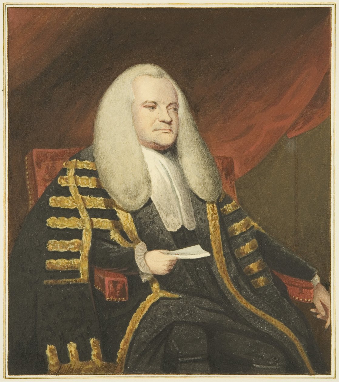 Portrait de Lord Ashburton dans le Mansion House, Queen Square - Joseph Manning