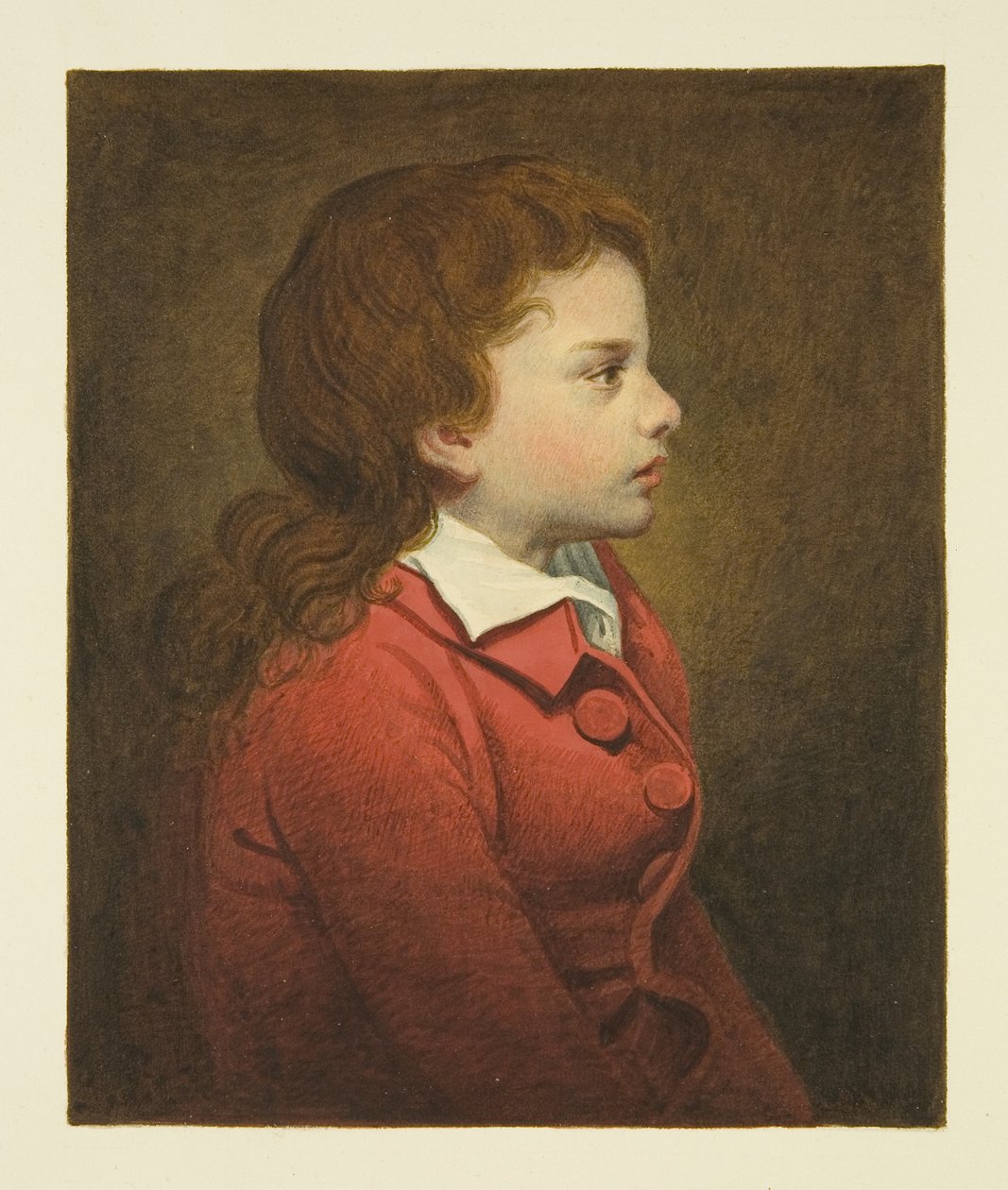 Supposé portrait de Chatterton (en réalité le fils de Morris l