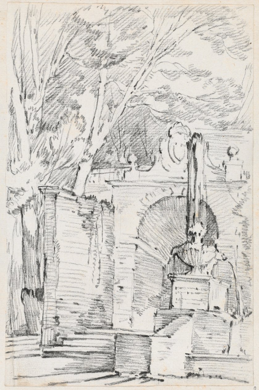 Fontaine de Pomone dans les jardins de la Villa d
