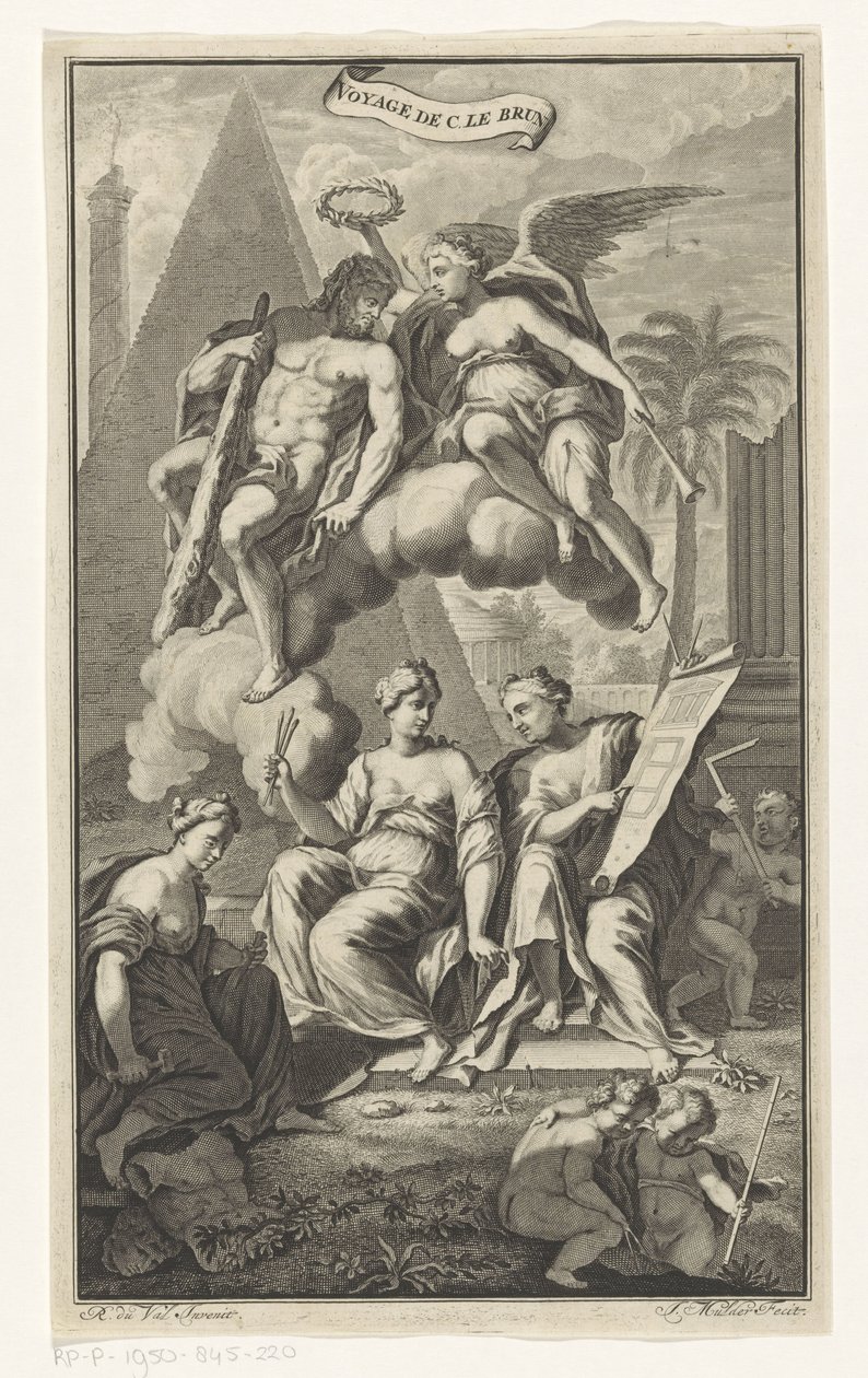 Hercule couronné par Victoria - Joseph Mulder