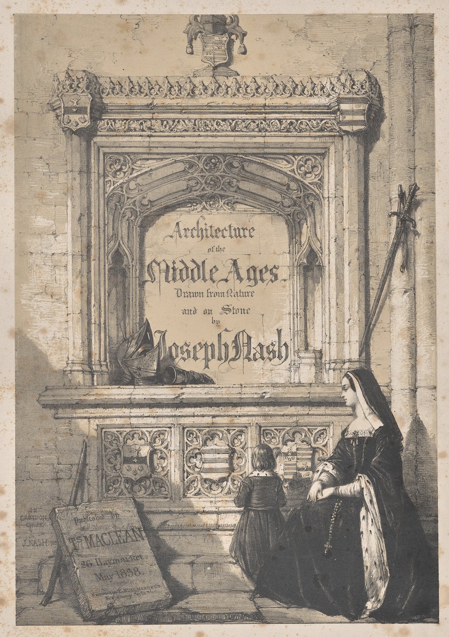 Architecture du Moyen Âge: Page de titre - Dans l
