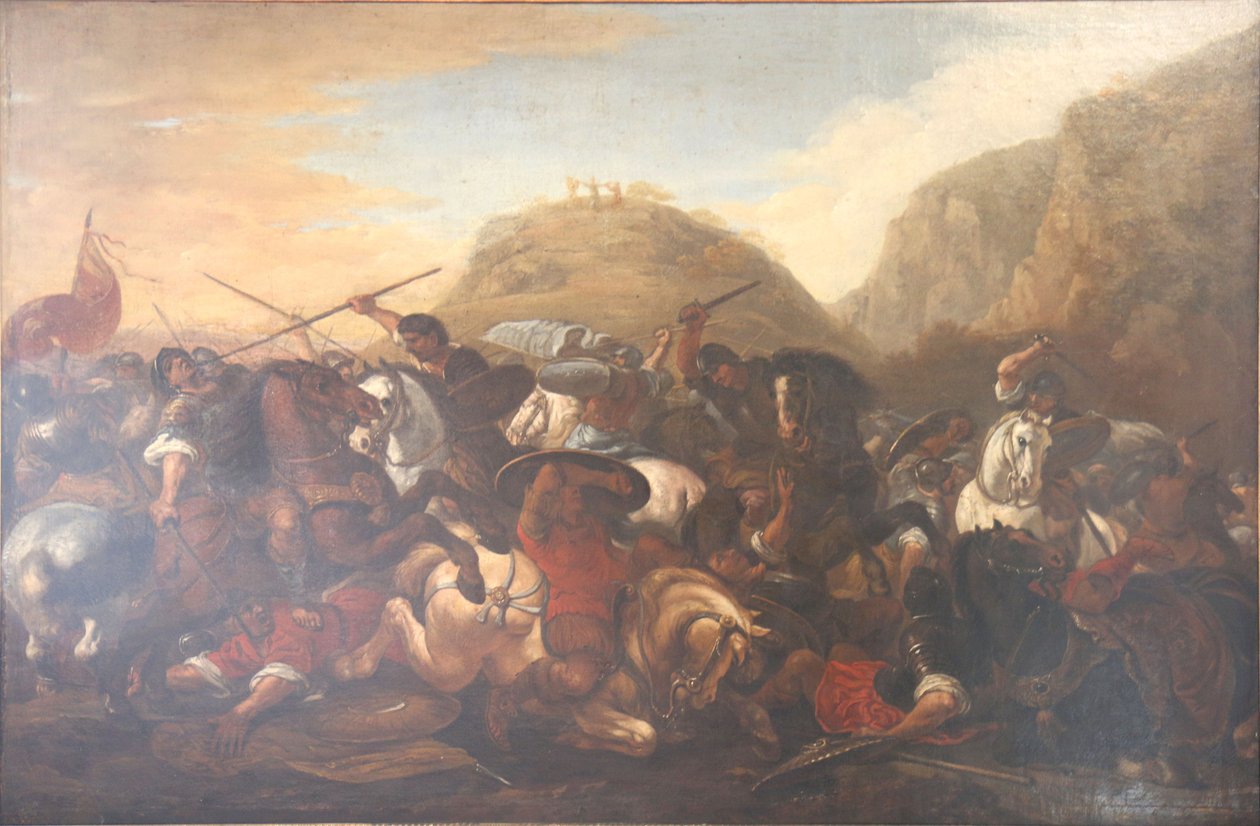 Josué arrêtant la course du soleil et de la lune. - Joseph Parrocel