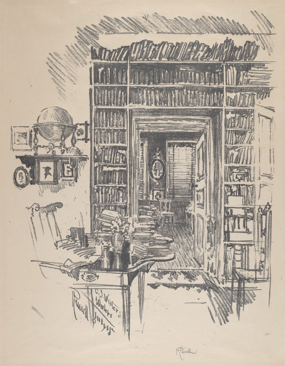 Bibliothèque du Dr Wister - Joseph Pennell