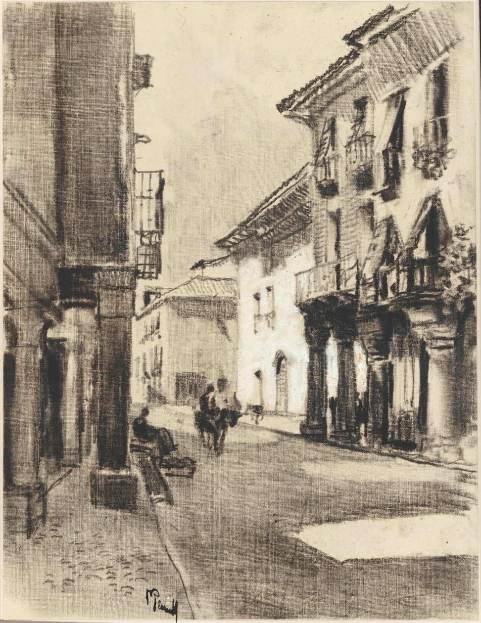 Calle Mayor Alcalá - Joseph Pennell