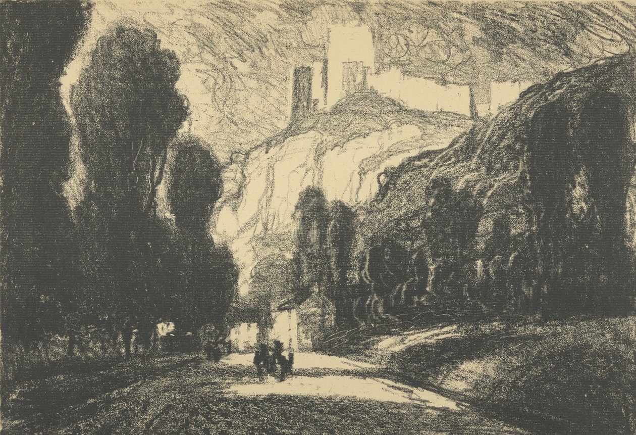 Château Gaillard - Joseph Pennell