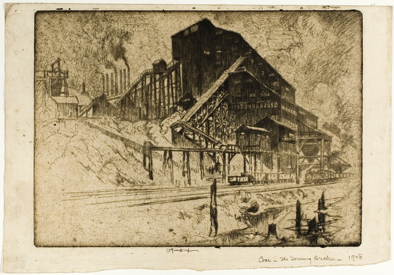 Charbon—Le briseur imposant - Joseph Pennell