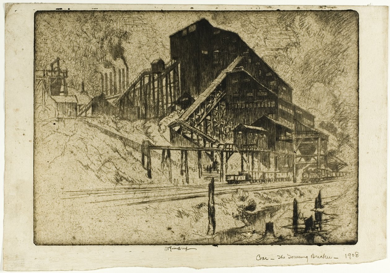Charbon—Le briseur imposant - Joseph Pennell