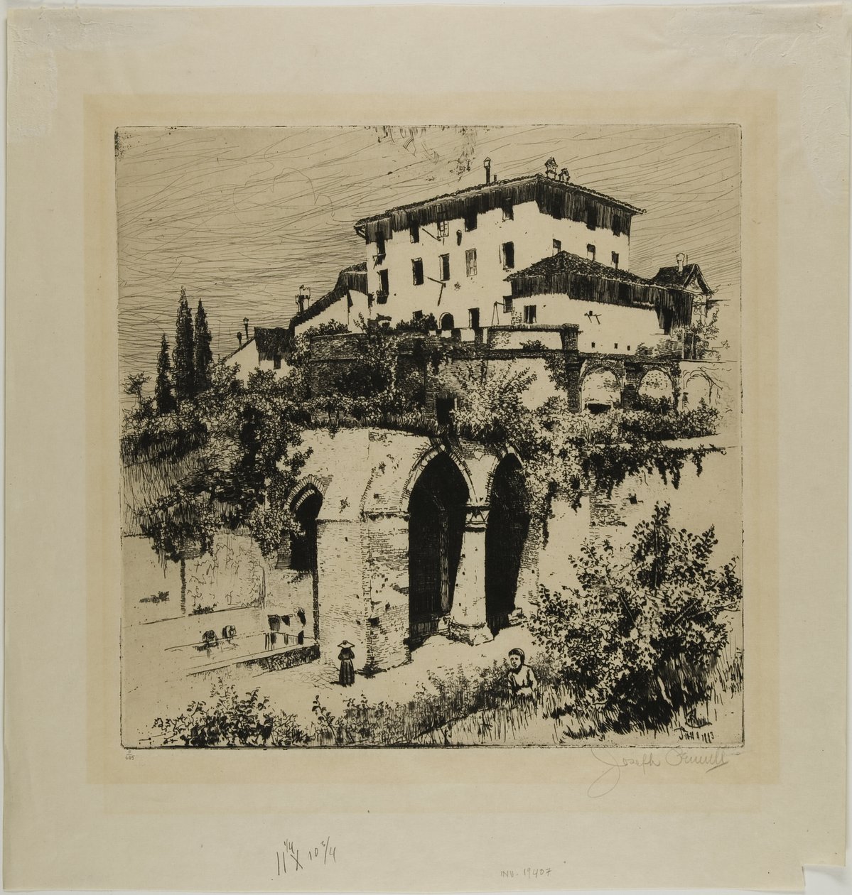 Fonte Nuova, Sienne - Joseph Pennell